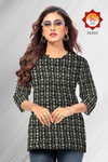 Denim Club Vol 1 By Imperia Pure Cotton Printed Tunic Ladies Top Wholesale Market In Surat